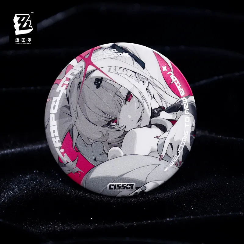 

Cissia reflective badge brooch Original mIHOYO Game ZZZ Zenless Zone Zero Cissia Cosplay ornament Anime birthday Gift