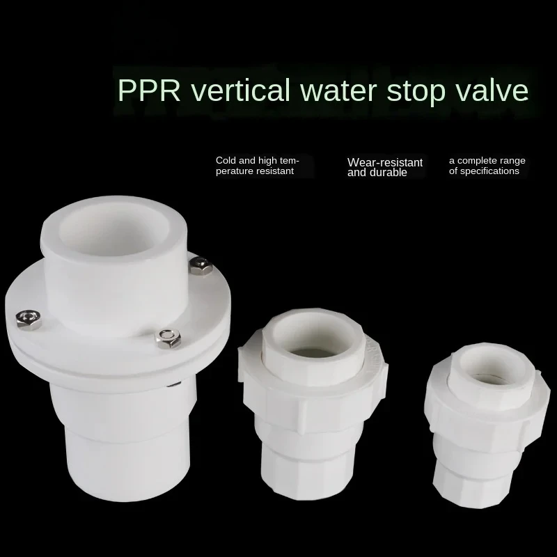 PPR Vertical Check Valve, One-Way Valve 20/25/32/40/50/63, Plastic Pipe Fittings