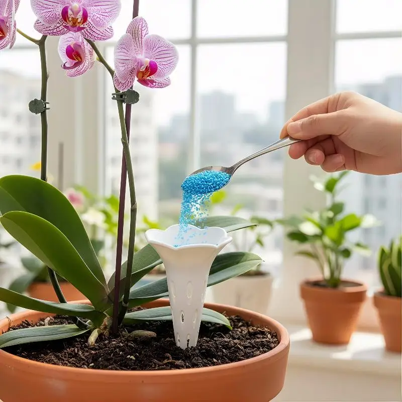 20Pcs Plant Root Protection Tube Breathable Watering Device for Potted Plants Improving Soil Aeration at Home