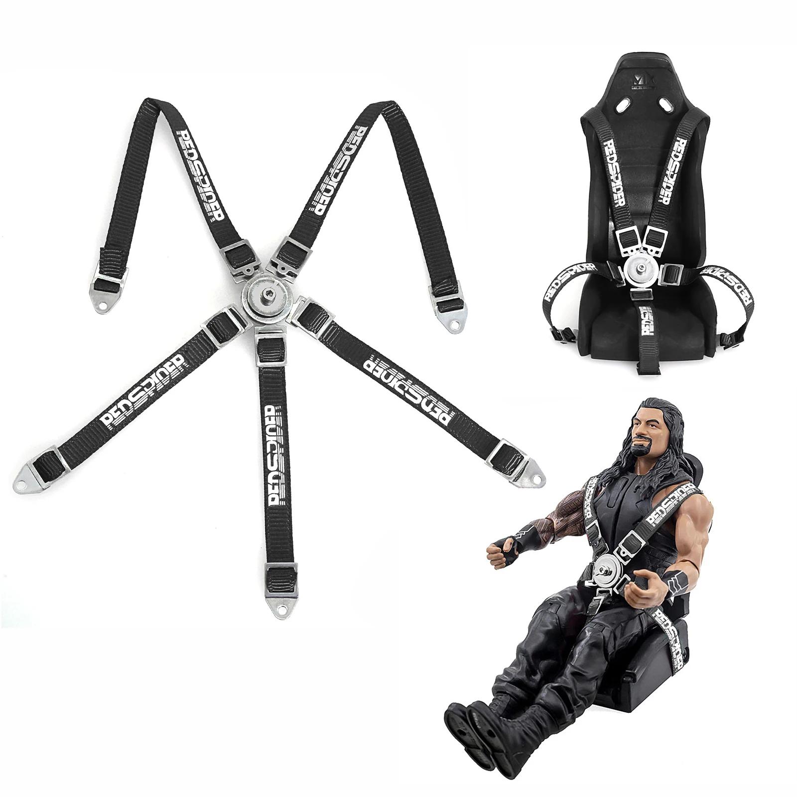 Simulated Driver Seat Belt (Without Seat) For RC Crawler Car Axial Wraith TRX4 TRX6 D90 D110 RC Short-Course Truck Monster Truck