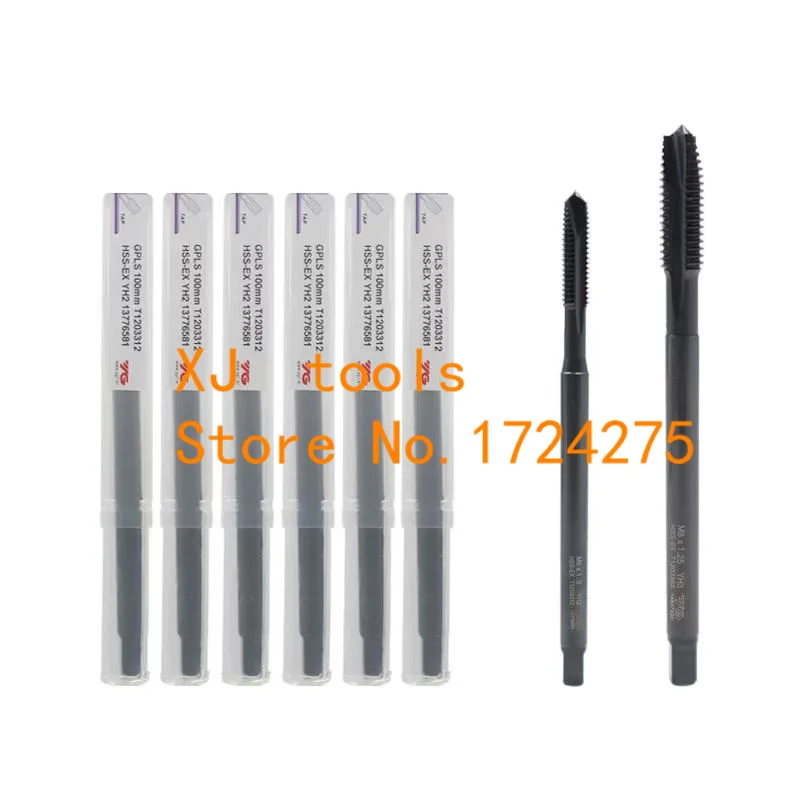 NEW YG-1 T1203 T1205 HSS-EX Long Apex Tap M3 M4 M5 M6 M8 M10 M12 M16 - 100mm 150mm Made in Korea Processing: Alloy Steel, etc