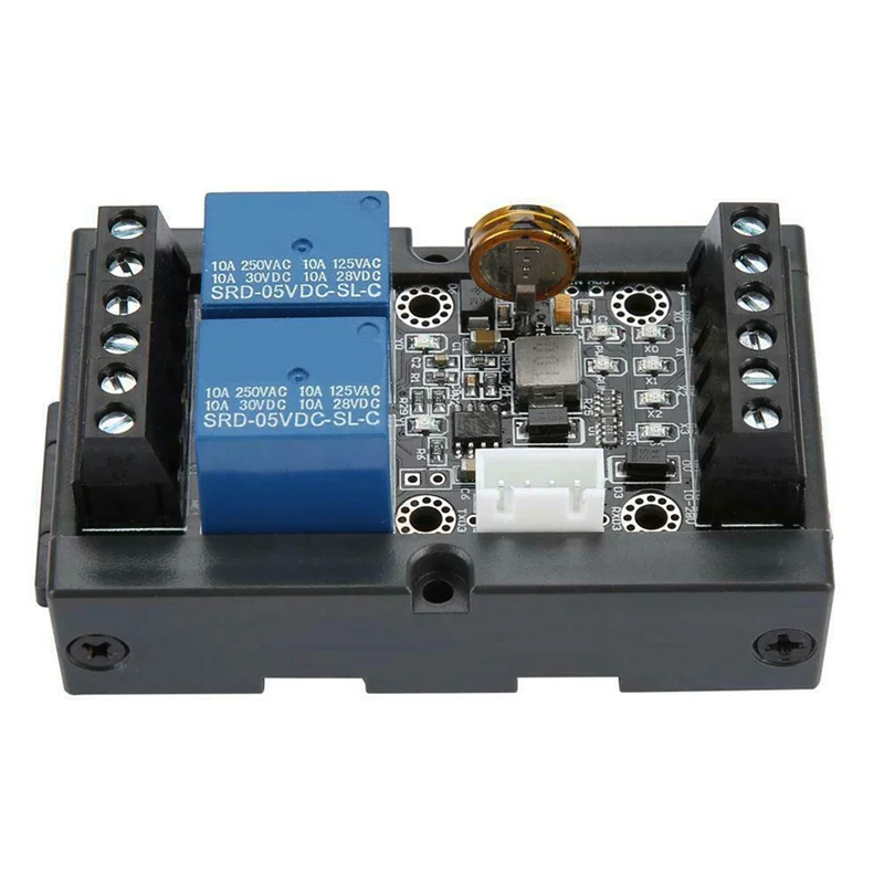Módulo de retardo de relé programable FX1N-06MR de placa de Control Industrial PLC ABFY-2X con carcasa