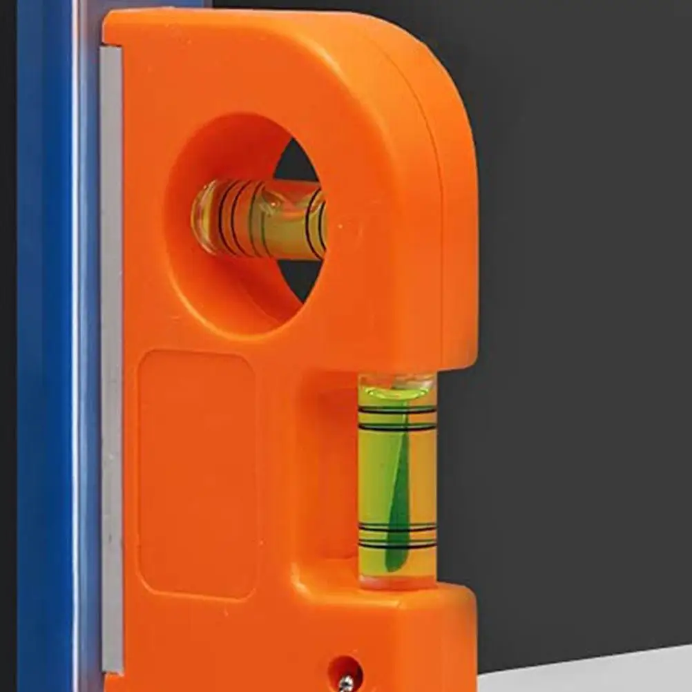 2 Pcs Magnetic Level Ruler High Precision Bubble Balance Aluminum Balance Ruler Alloy Horizontal Measuring Tool