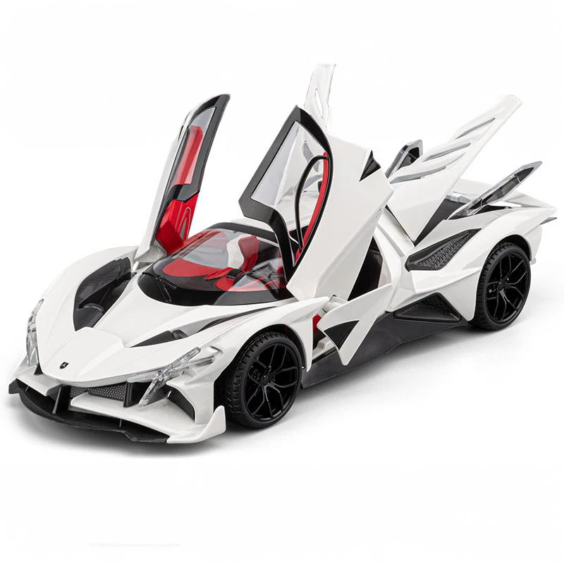 1:18 アポロプロジェクトEVOスーパーカー ダイキャスト合金製モデル