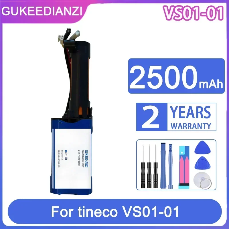 2500mAh Compact Battery for tineco VS01-01 VS0101, VS01-01, Vacuum Cleaner Battery