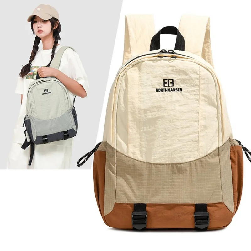 2025year-tamanho-medio-cor-bloco-mochila-de-nailon-macaron-cor-serie-estilo-coreano-simples-versatil-estudante-mochila-para-mulher