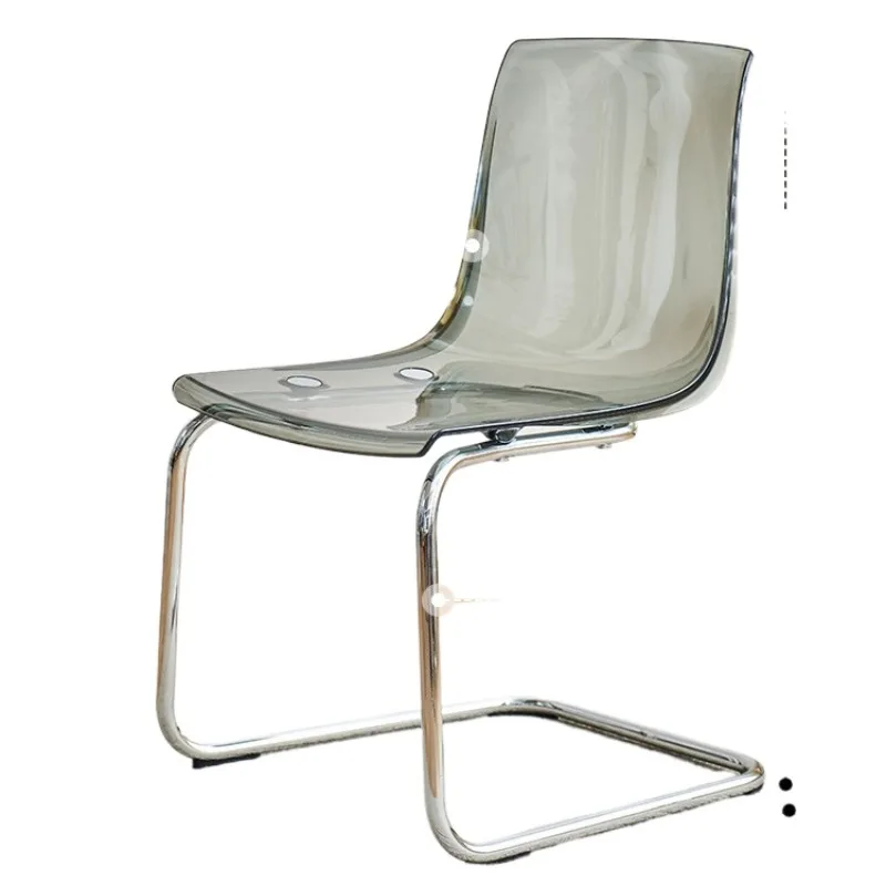 

Nordic dining chair vintege furniture modern simple household transparent Internet celebrity chair