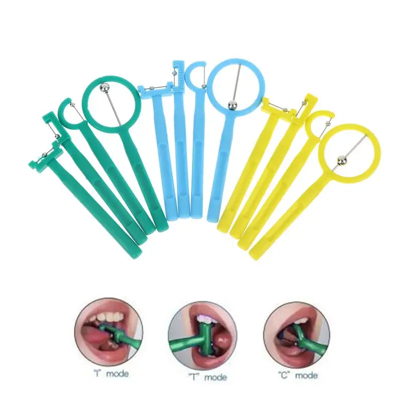 4Pcs Tongue Tip Oral Care Exercise For Children Speech Therapy Autism Sensory Rehabilitation Oral Tongue Muscle Trainer Talk