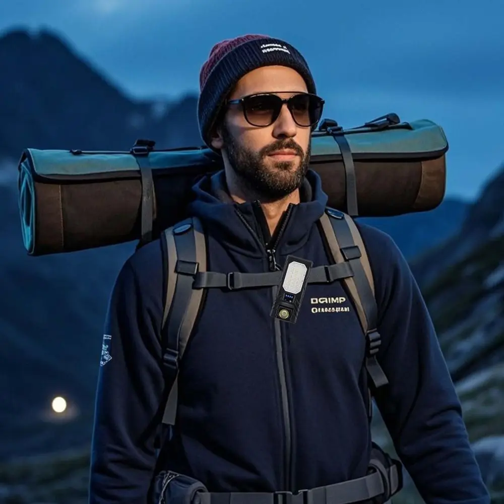 Ultra Light Ear Clip Headlamp Multifunctional Waterproof Motion Sensor Headlamp Hands-Free Motion Sensor Head Flashlight Camping