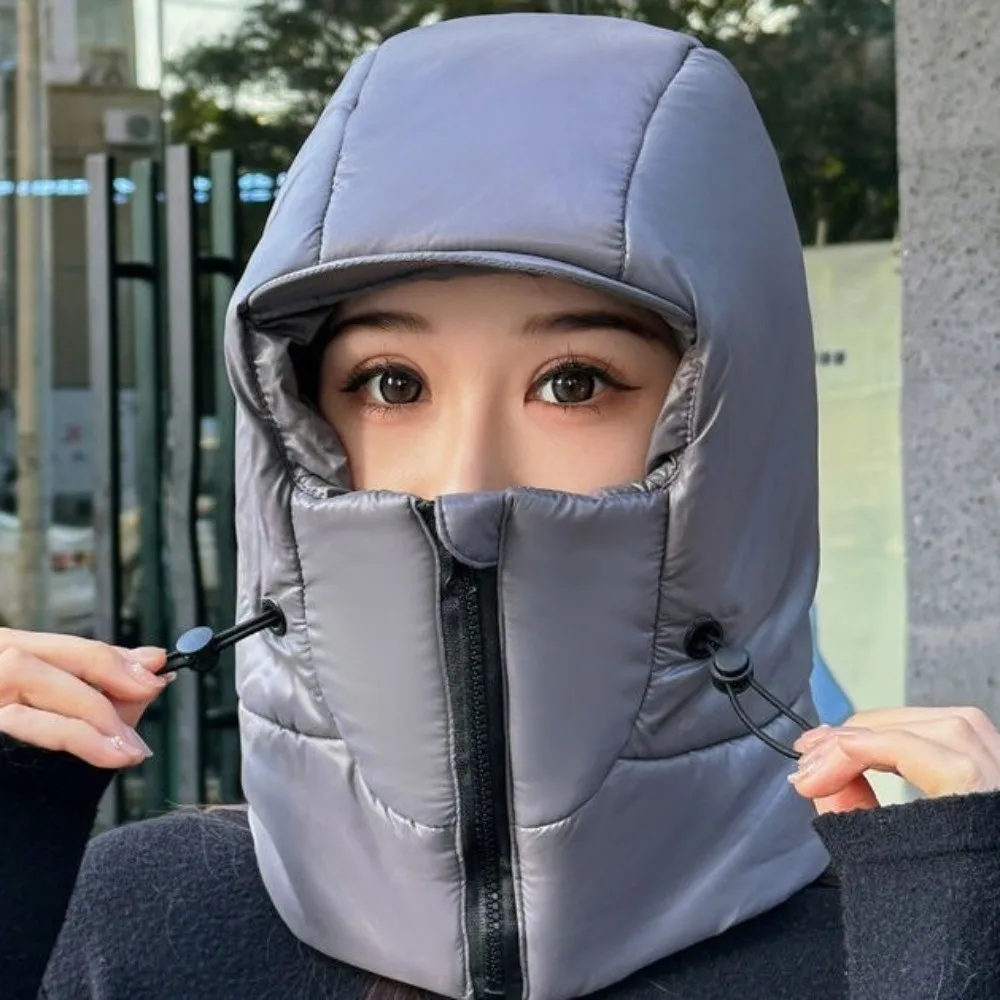 الموضة بلون الشتاء الدراجات قبعة تدفئة خفيفة الوزن سميكة ليو فنغ قبعة مقاوم للماء تنفس الأذن حماية قبعة الرجال