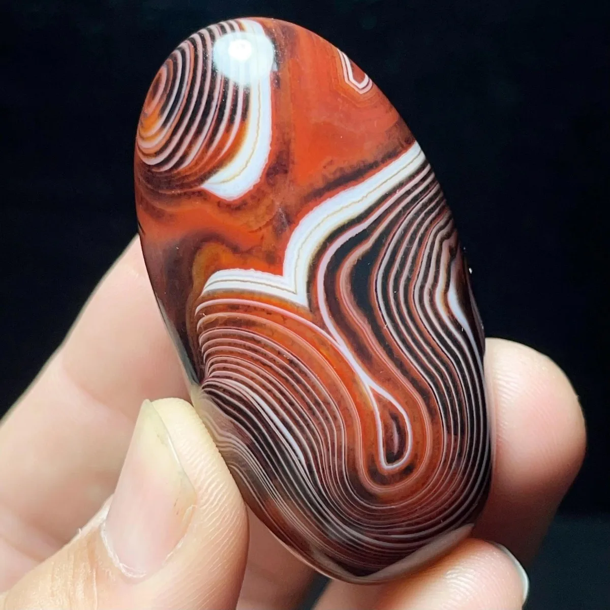 Large Banded Agate Desert Treasure, Pocket Stone, Polished Tumbled, Vase Filler, Natural Stone, Crystal Collection, Desk Decor
