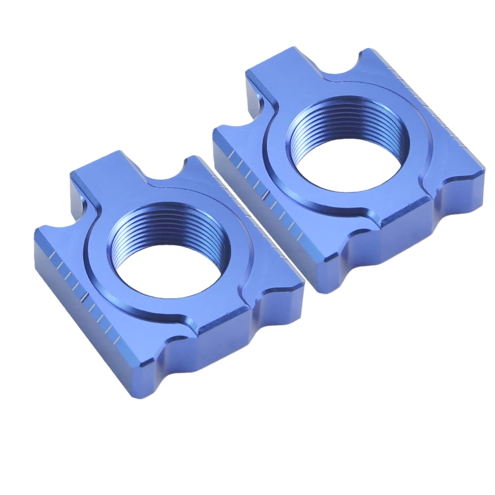 CNC Aluminum 25mm Rear Axle Chain Adjuster Blocks For KTM EXC 2013 2022 FC 2015 2023 Honda CRF Yamaha YZ Dirt Bike