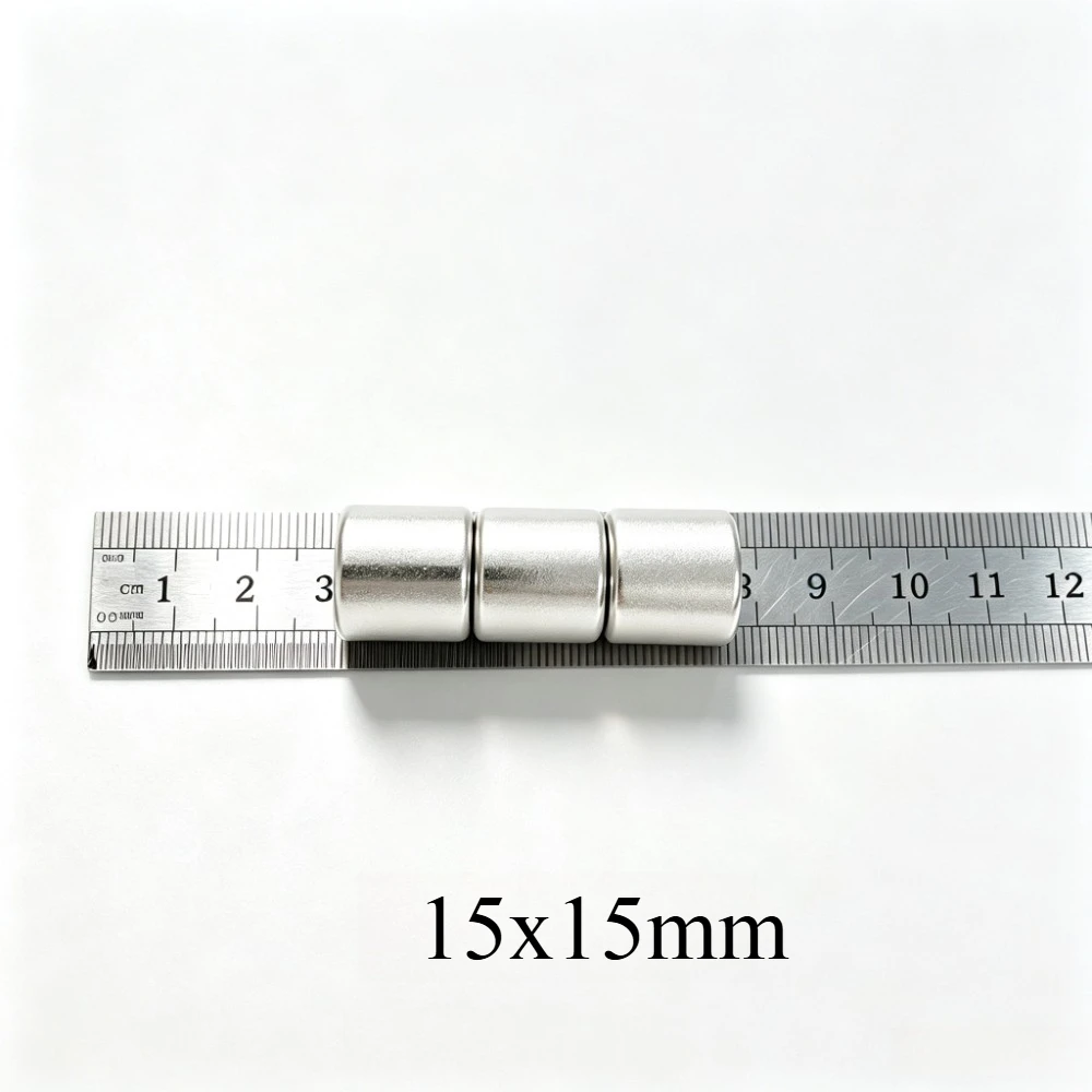 15x15 mm Small Magnets 15x15mm N35 Circular Neodymium Magnet Dia 15x15mm Permanent NdFeB Magnet Disc Magnet