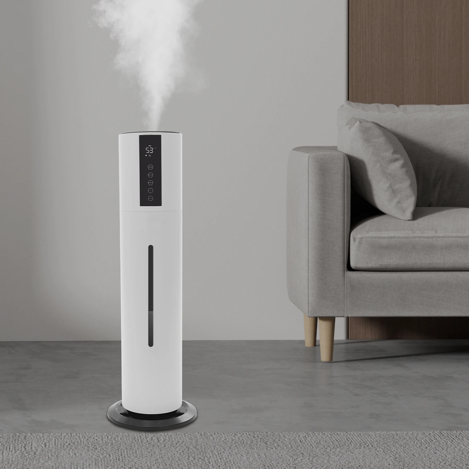 Smart Sterilization Humidifier Quiet Air Humidifier 8L Mist Humidifier for Home Bedroom 300ml/h 12H Timable w/Remote Control