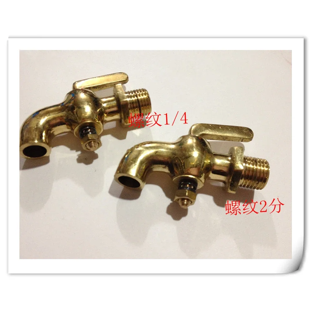 

1/8" 1/4" 3/8" 1/2" BSPP Male Thread Bronze Antique Brass One Handle Faucet Petcock Tap Water Fuel Gas Oil