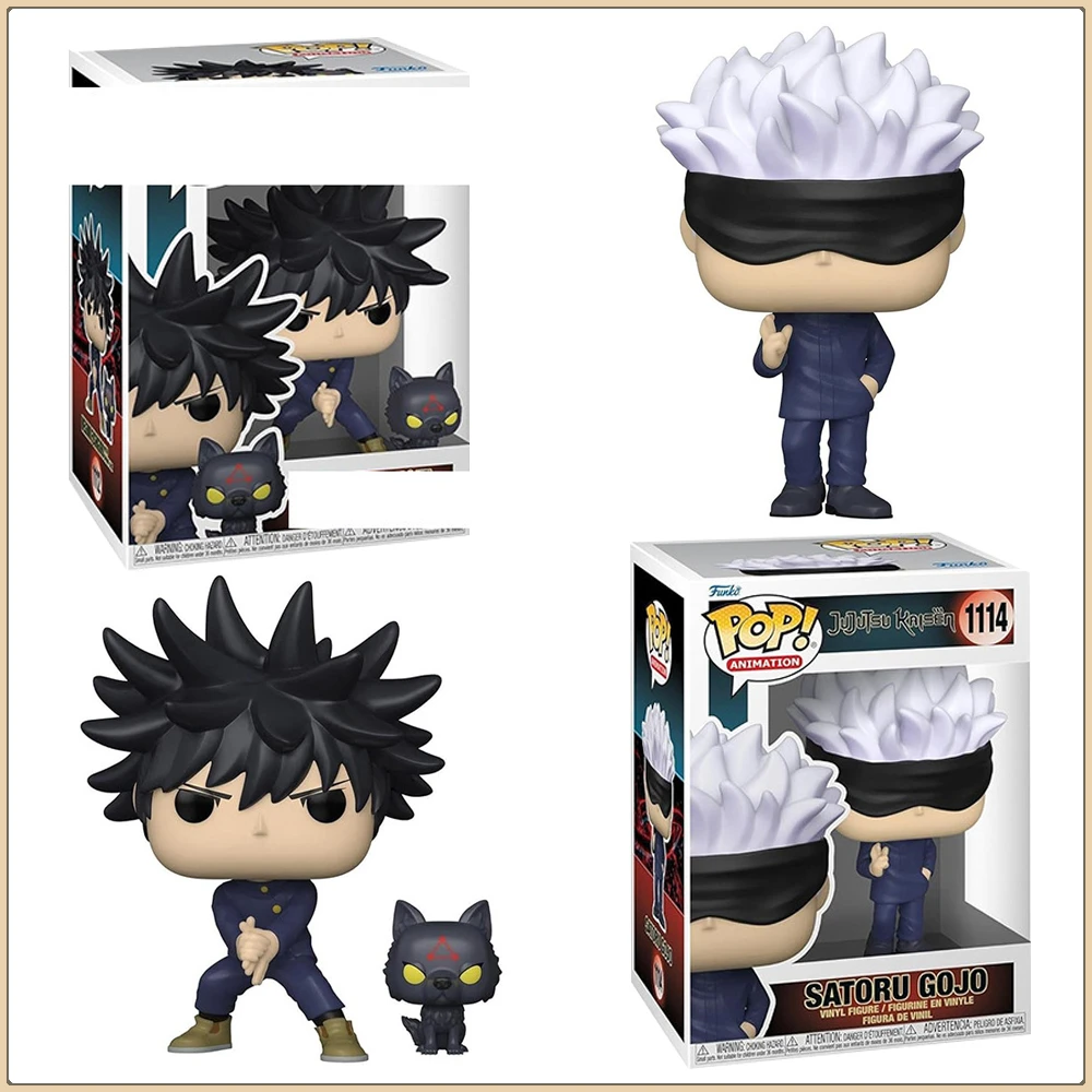 

FUNKO Pop Jujutsu Kaisen Fushiguro Megumi Satoru Gojo Action Figures Popular Anime Characters Cool Model Periphery Collect Gifts