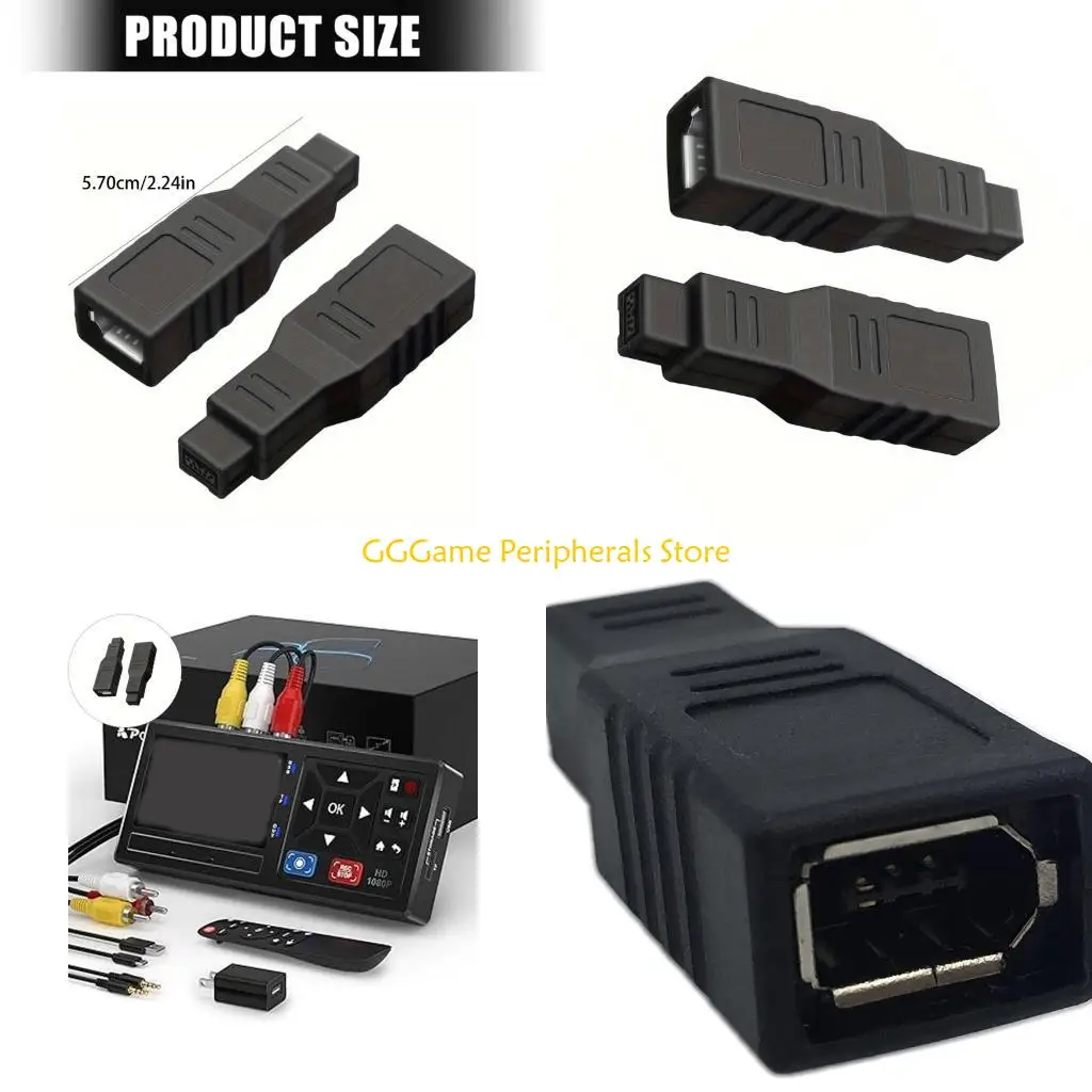 

U55B Fast Speed Adapter For FW 400 to 800 Converter 9Pin Male to 6Pin Female