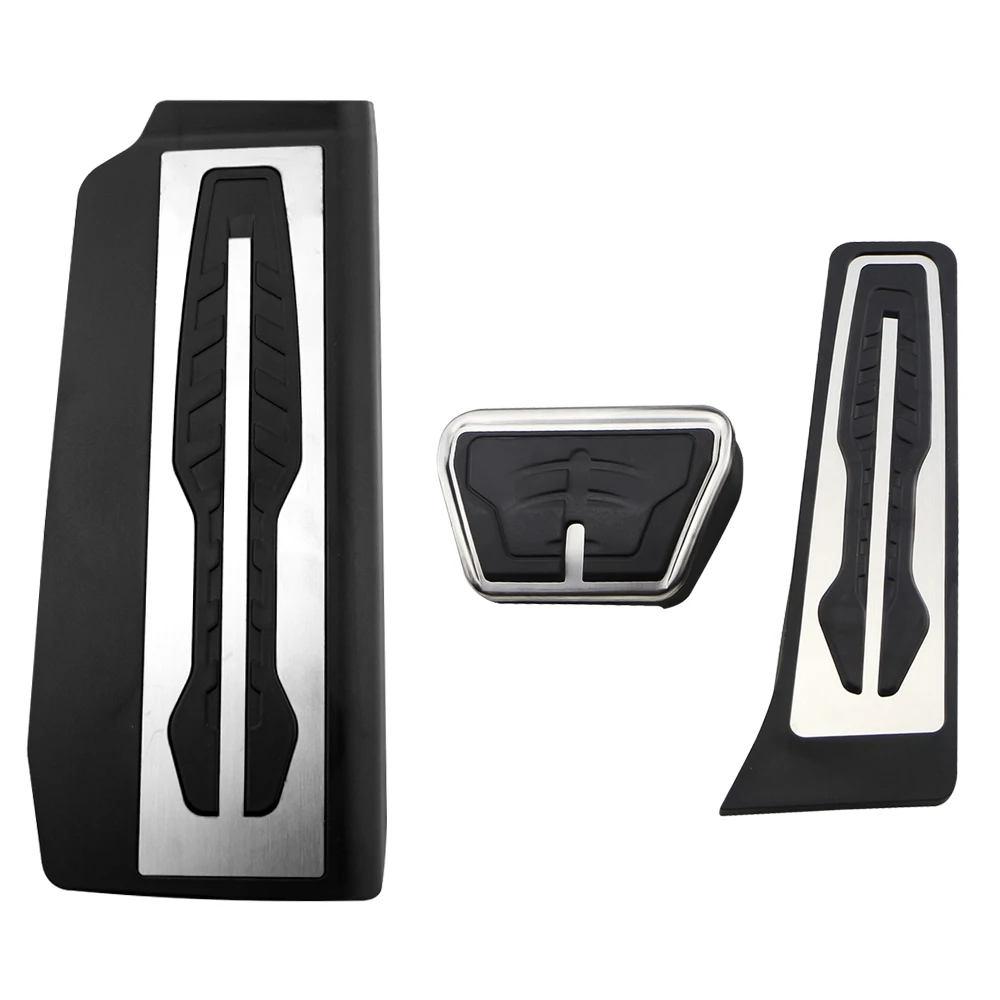 Car Pedal Cover for BMW 7 Series 740i 750i 750Li G11 G12 LHD Gas Fuel Brake Pedasl Non-Slip Foot Rest Pedal Pad Accessories