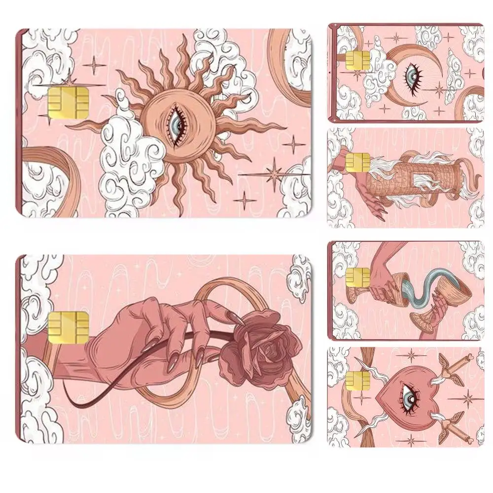 Moon Star Sun Tarot-t High Definition Matte PVC Film Tape | For Credit Card, Debit Card Stickers & Gift Decoration