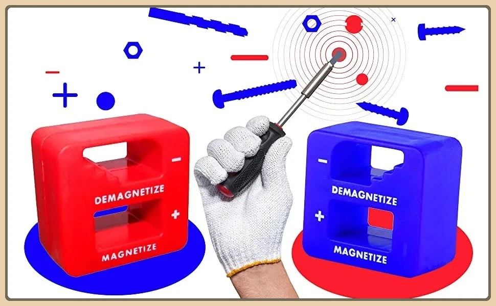 مفك براغي عالي الجودة ممغنط Demagnetizer 1 قطعة أداة ممغنطة مفك براغي قوي أداة التقاط