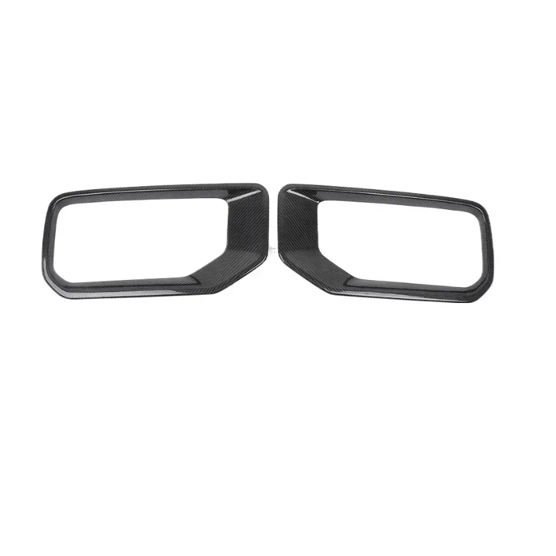 المصد الأمامي للسيارة من ألياف الكربون الحقيقية على كلا الجانبين إطار مدخل الهواء لسيارة Mercedes Benz G Class W463 W465 G63 2025 ملحقات السيارة