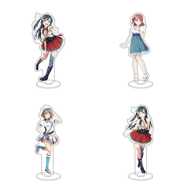 Japan Anime LoveLive! Figures Honoka Kousaka Sonoda Umi Kotori Minami Cosplay Acrylic Stand Model Plate Desk Decor Standing Sign