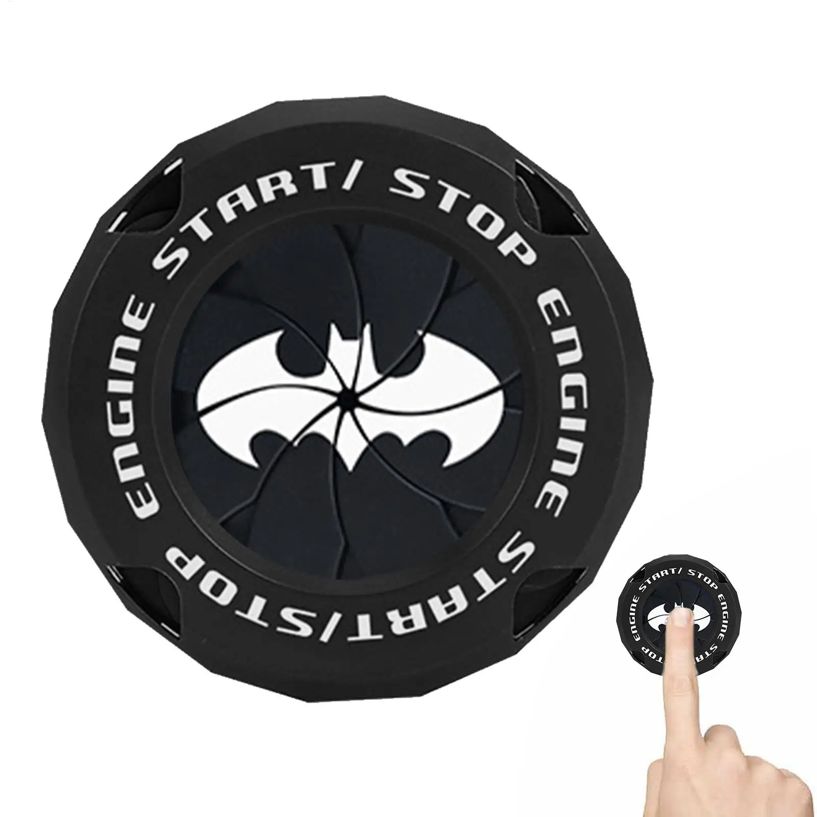 Push Start Button Cover Bat Design Start Stop Button Cover engine start button cover Protective Push Button Cover car accessory