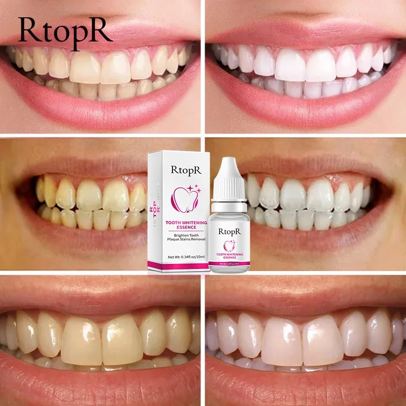 Teeth Whitening Serum Remove Plaque Stains Deep Cleaning Oral Hygiene Teeth Whitening Gel Fresh Breath Bleaching Dental Care