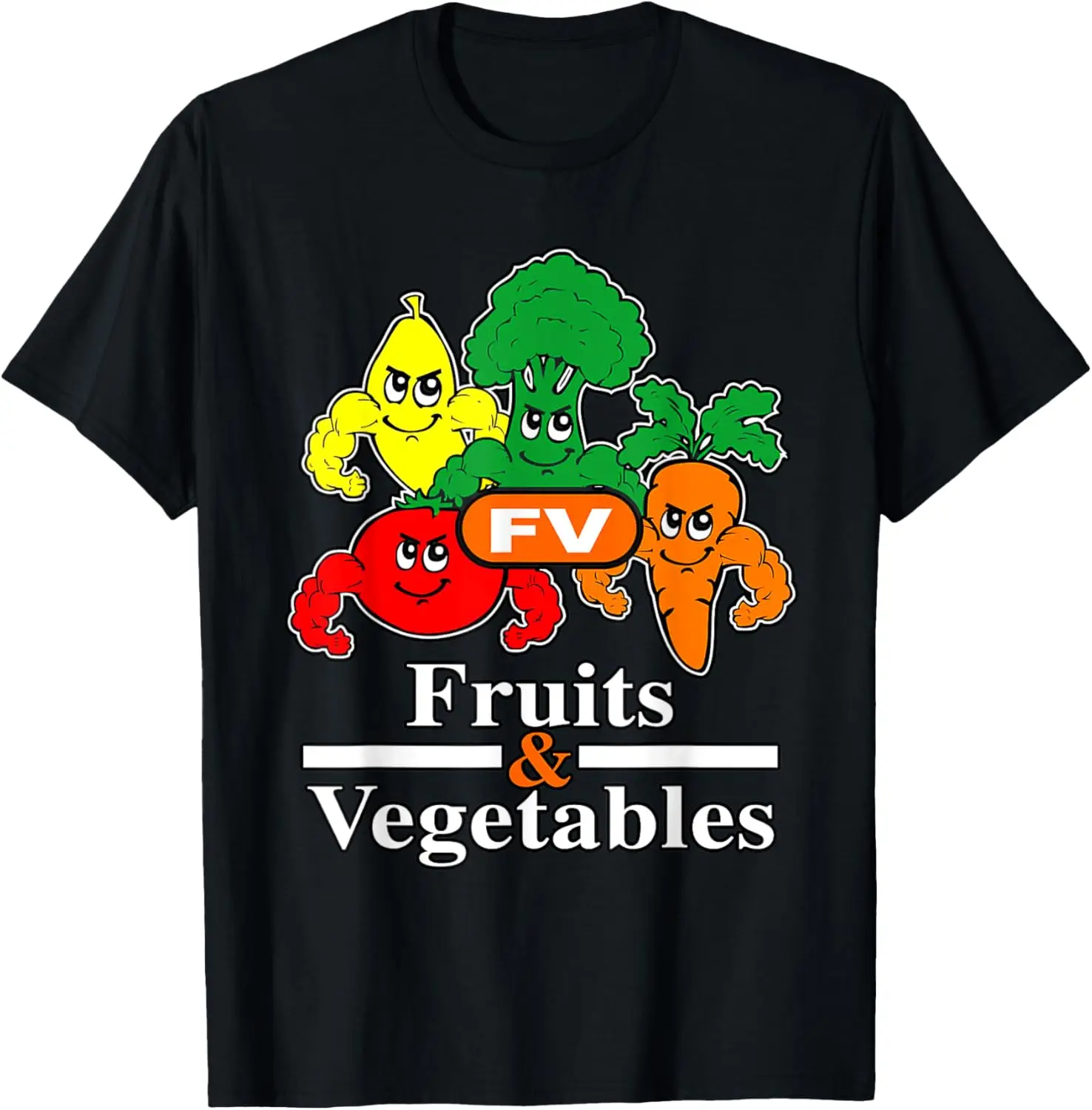 Frutas e Legumes - Camiseta Laranja