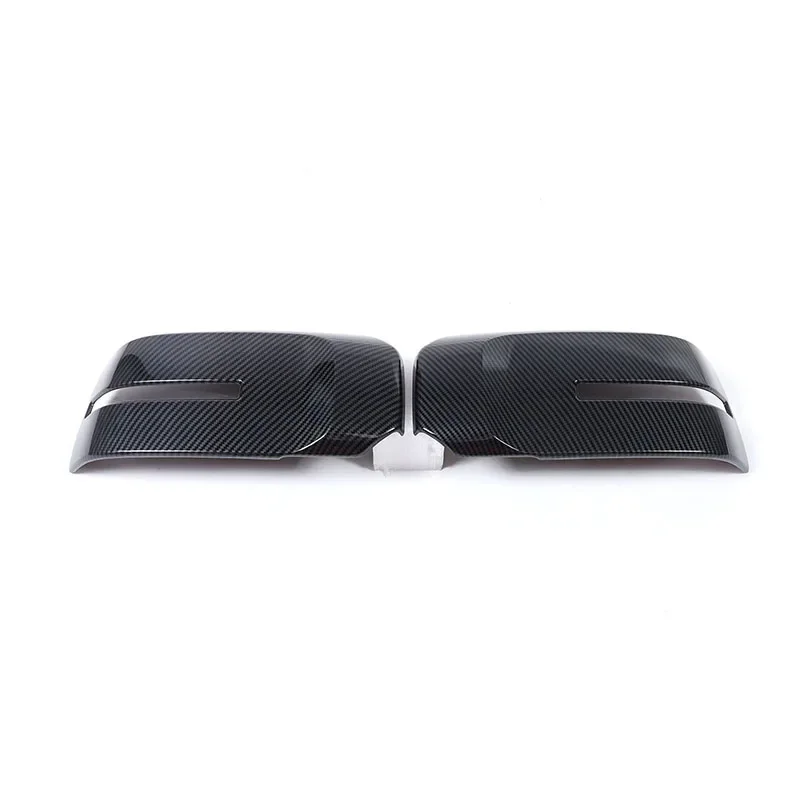 For Mitsubishi L200 2024+ Car Exterior Rearview Mirror Cover ABS Carbon Fiber Pattern Exterior Accessories 2 Pcs