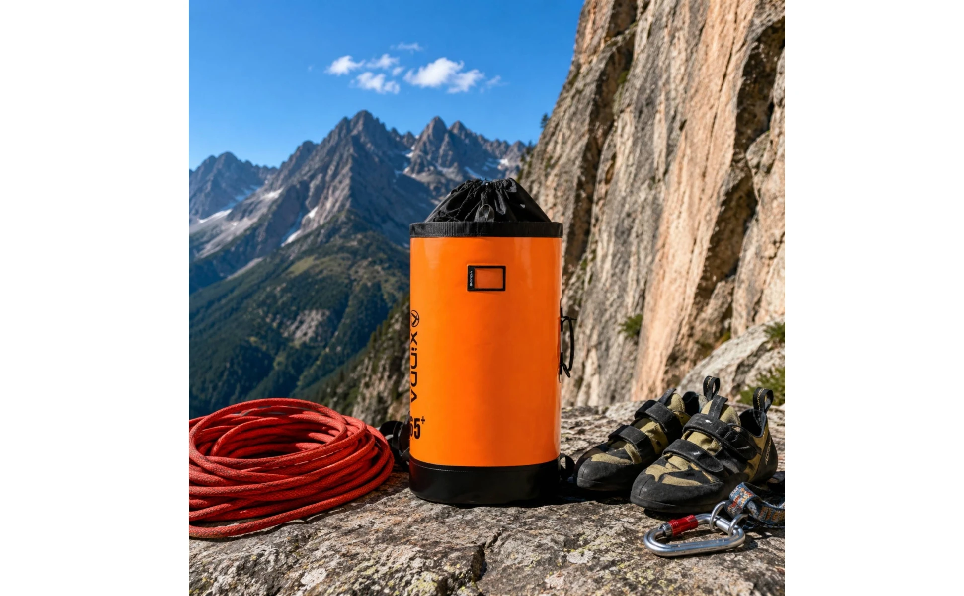 Rope Bag with Shoulder Straps Heavy-Duty Rope Storage Backpack Climbing Backpack Long-Lasting Outdoor Gear Bag Tough