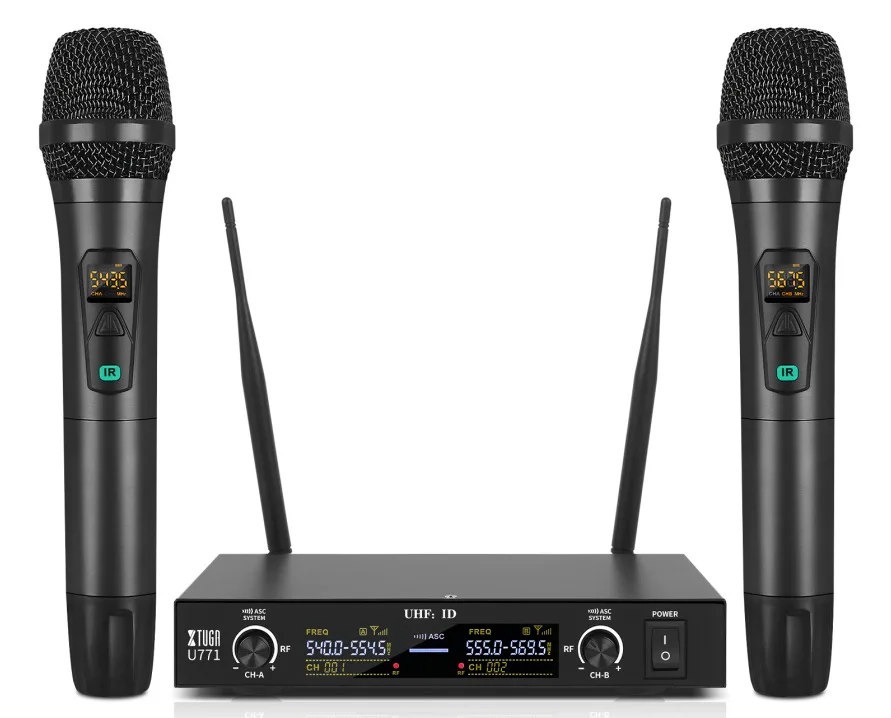 

One to two wireless microphone UHF FM microphone performance conference speech headset fanny pack U771