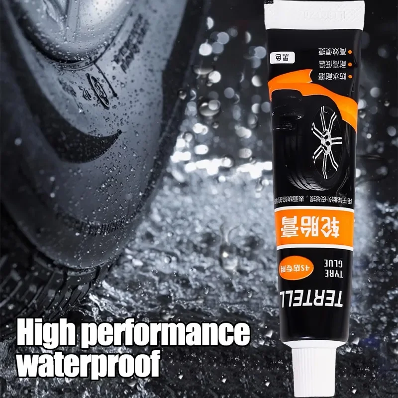 60ml Black Strong Rubber Glues Adhesive Glue Car Repairs Tools Waterproof High Temperature Resistant Tyre Repair Liquid