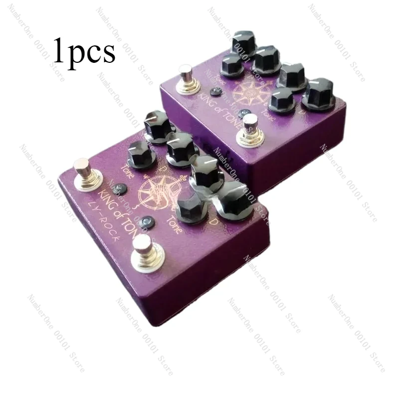 

LYR (LY-), Педаль для гитары, LY-ROCK King Of Tone Моноблочный эффект V4 с перегрузкой, одиночный блок-эффект