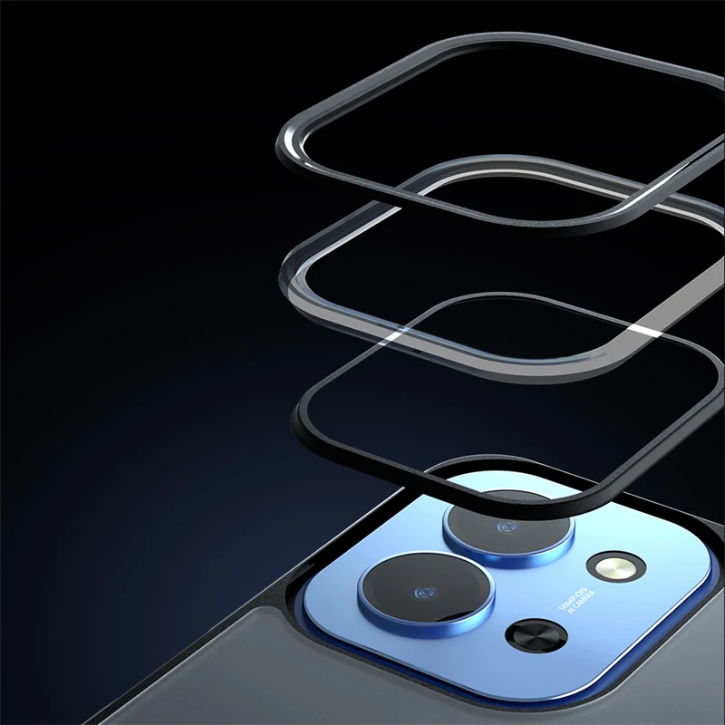 ماتي الملمس جراب هاتف ل Xiaomi Redmi 15C 5G غطاء ل Redmi 15C 4G المضادة للأكسدة الجلد الإحساس الشيول فوندا الغطاء الخلفي