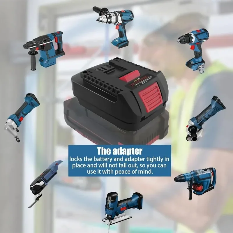 

Battery Tool Accessory EIN18BS Adapter Converts for Einhe 18V Li-Ion Battery Into 18V Li-Ion Battery Usable for Bosch Power Tool