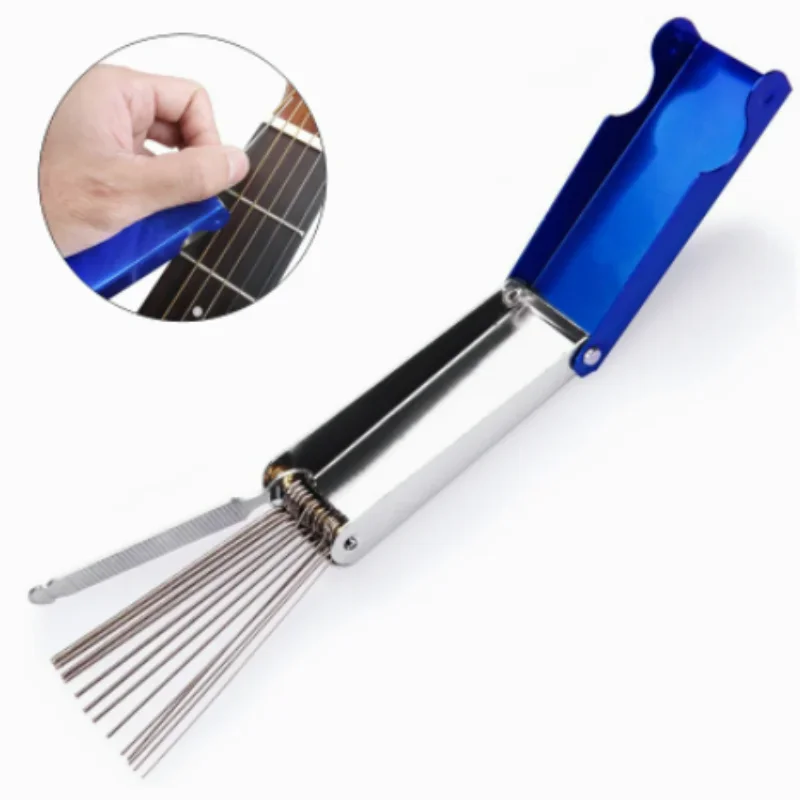 Gitar somun yerleştirme dosya testere çubuklar yuvası dosyalama seti taşınabilir DIY gitar onarım araçları çelik Luthier yedek gitar aksesuarları