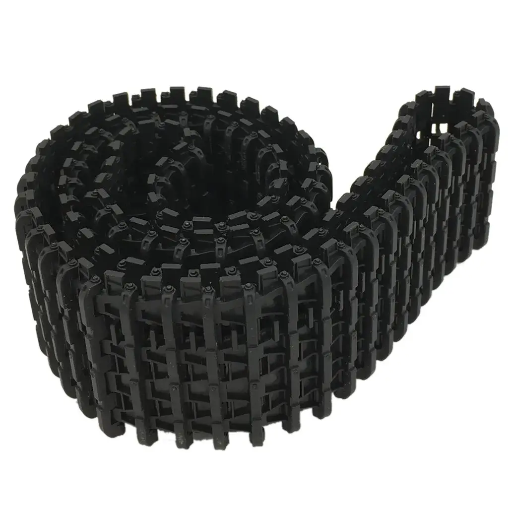 78CM Plastic Crawler Track for DIY Robots RC Race Car Accessories Black