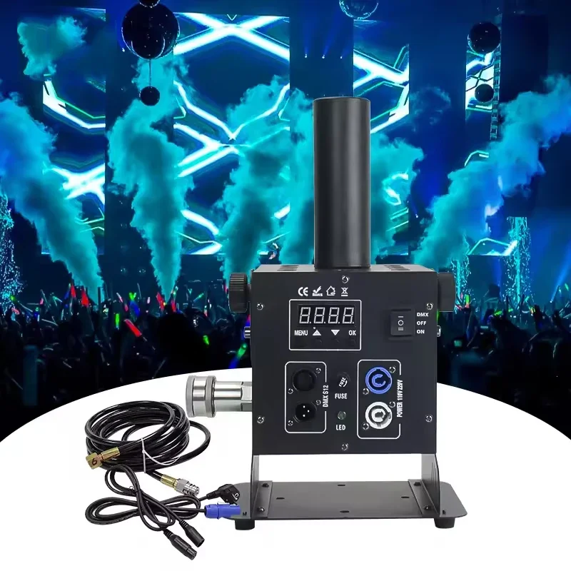 

Single Head LED CO2 Jet Column Fog Machine DMX Remote Control Carbon Dioxide Wedding Stage Show Dj Bar Disco Party Smoke Effect