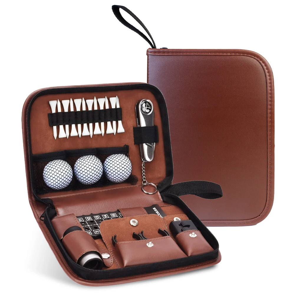 Golf Trunk Storage Organizer Golf Accessories Storage Bag Large Golf Storage Box for Golf Balls Rangefinder Golf Tees Scorer