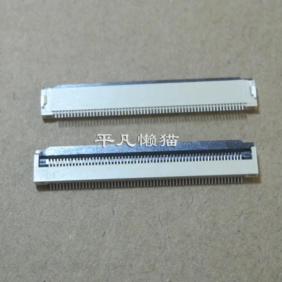 Free Shipping FPC 60 Pin 0.5mm Pitch Splicing Clamshell Socket Notebook Boot Touch Keyboard Buckle Seat