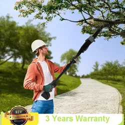 CNCEST High-quality Pole Saw Electric High Branch Saw W/ 1500mah Battery And Standard Charger Low Noise For Gardens,Farms,Parks