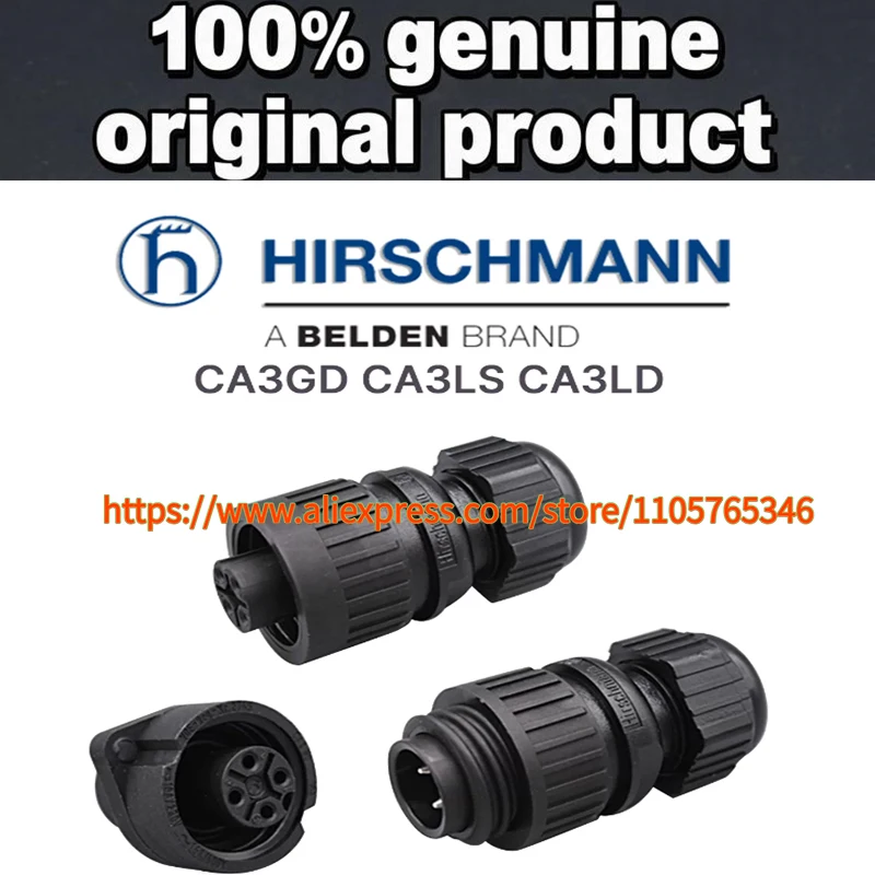 1pcs 100% Original Germany Hirschmann CA3GD CA3LS CA3LD 4-core Circular Aviation Plug Socket