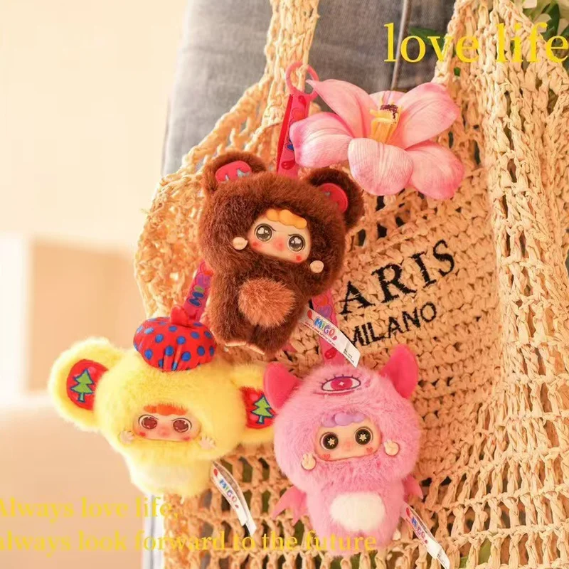 Babythree Migo Little Troublemaker Mysterious Blind Box Vinyl Plüsch Puppe Anhänger Dekorative Ornamente Sammeln Puppen Mädchen Geschenke