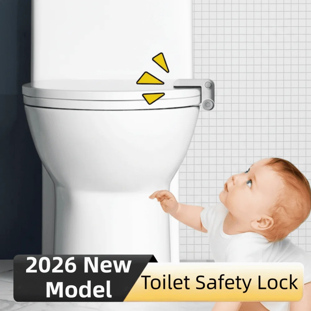 

Self Adhesive Toilet Locks Baby Proof Anti-Opening Toilet Lid Locks Height Adjustable Sturdy Safety Toilet Seat Lock For Toddler