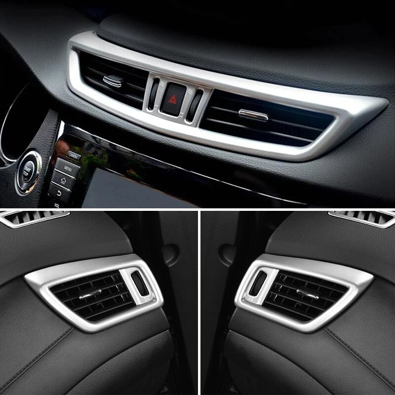 3d For Nissan Qashqai J11 2016 2017 2018 2019 2020 Abs Front Air Conditioning Vent Trim Ac Outlet Frame Cover