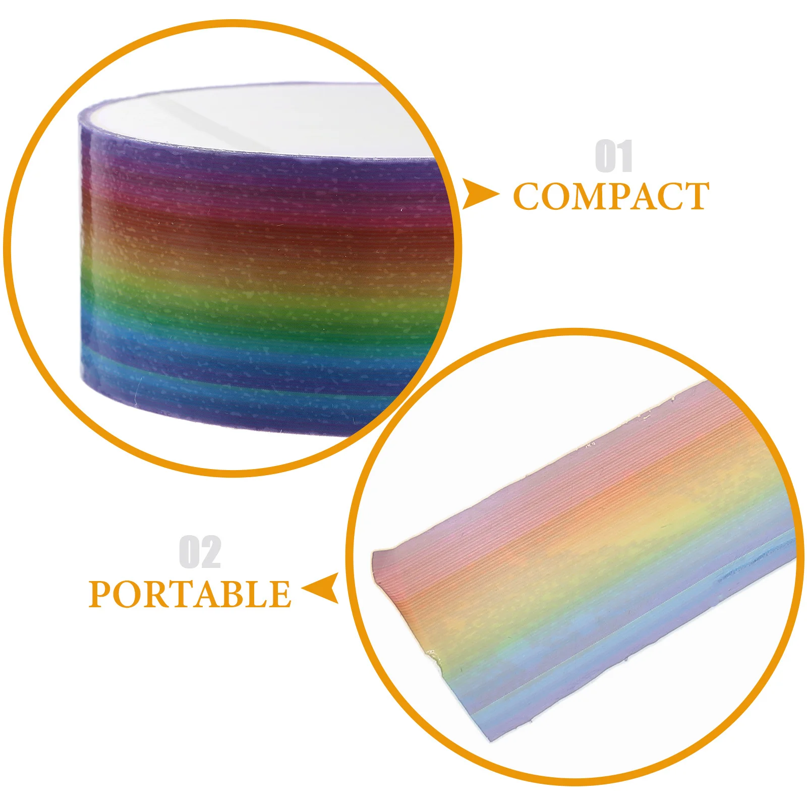 6pcs 6 Rolls Sticky Ball Tape Diy Crafts Colorful Self-Adhesive Fun Tape For Relaxing Decompression Easy To Tear Craft Projects