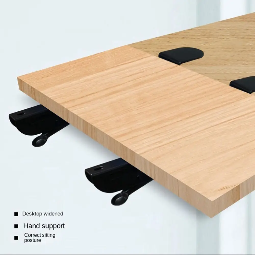 Cold Rolled Steel Folding Shelf Bracket Punch-free Space Saving Desktop Extension Board Bracket Useful Extension Board