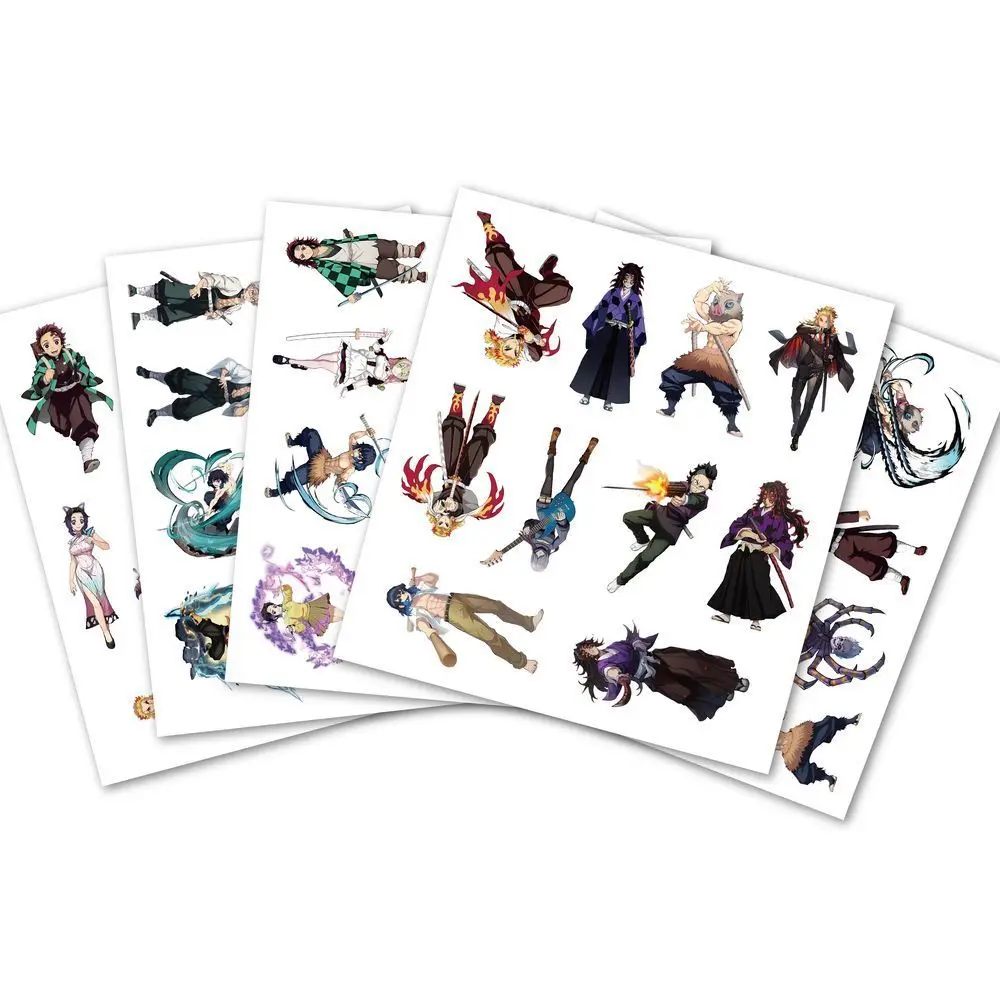 Dämonentöter Übertreibung Shinobu Rengoku Kyoujurou Tanjiro Kamado Aufkleber kreative hochwertige Notizbuch-Desktop wasserfeste Aufkleber – Detail 13
