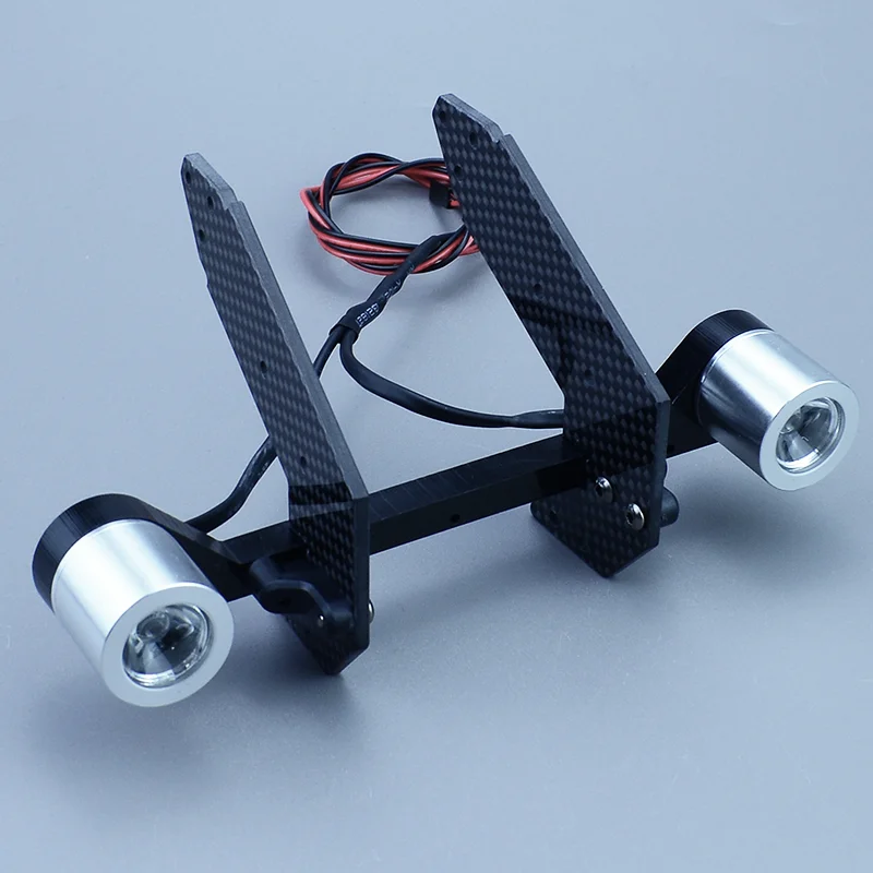 For 1/7 ARRMA LIMITLESS V2 Speed Bash Roller F1 Drift Car Parts LED Simulation Carbon Kine Bracket Taillight Highlight